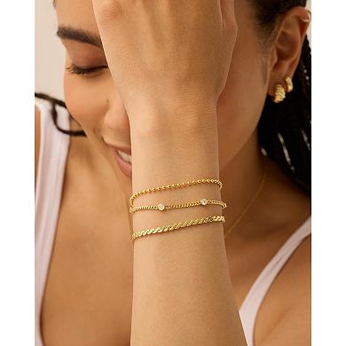 Womens Chain Bracelet Set