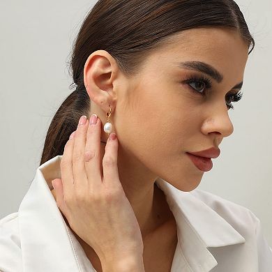 Hoop Earrings with Charms