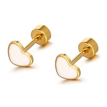 Cute Heart Stud Earrings