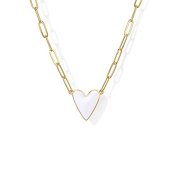 Heart Pendant Chain Necklace
