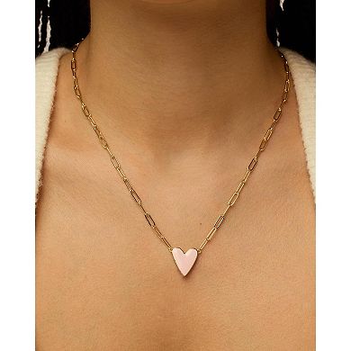 Heart Pendant Chain Necklace
