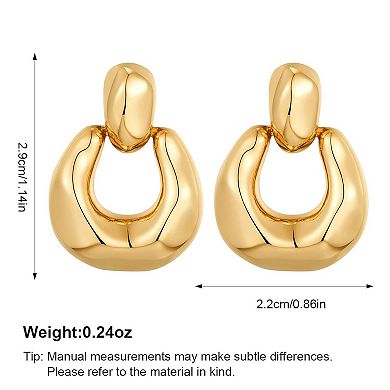 Statement Hoop Drop Earrings