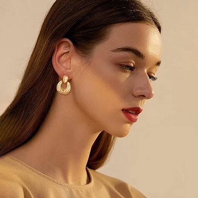 Statement Hoop Drop Earrings