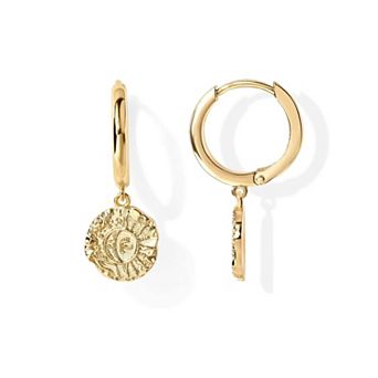 Lightweight Drop Hoop Earrings