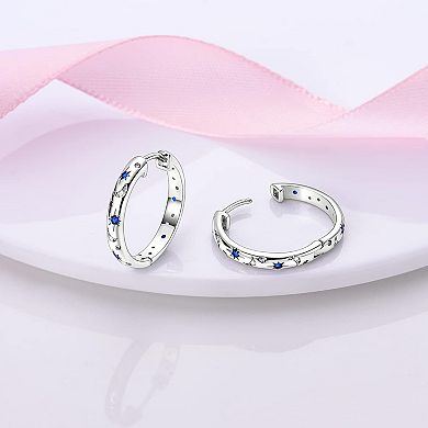U Shaped Hoop Earrings