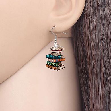 Bookshelf Dangle Earrings