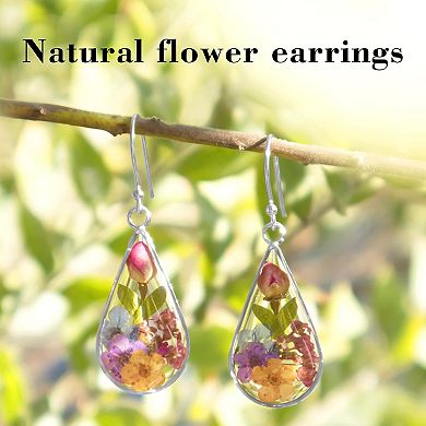 Floral Teardrop Earrings