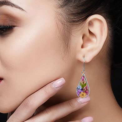 Floral Teardrop Earrings