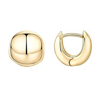 Small Chunky Hoop Earrings