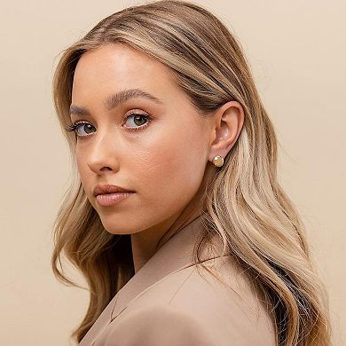Small Chunky Hoop Earrings