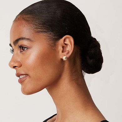 Small Chunky Hoop Earrings