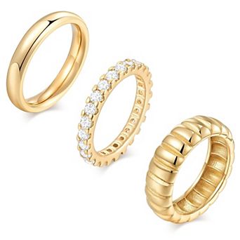 Women Stacking Rings Set