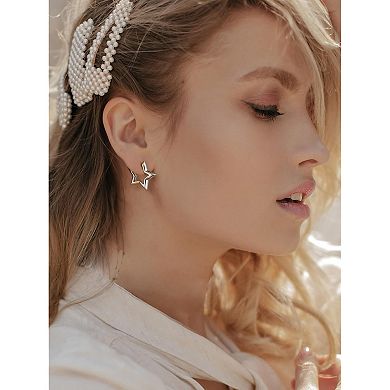 Shape Huggie Hoop Earrings