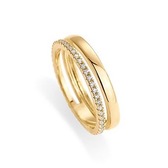 Dual Stackable Band Rings