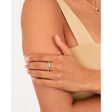 Dual Stackable Band Rings