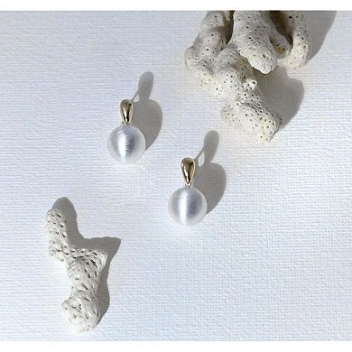 Elegant Pearl Dangle Earrings