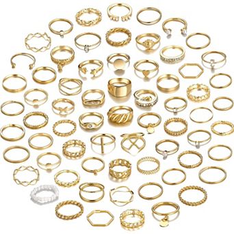 Crystal Stackable Rings
