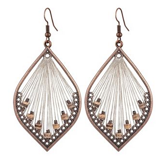 Long Statement Dangle Earrings
