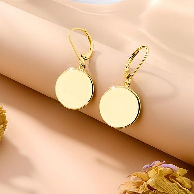 Flat Dangle Earrings