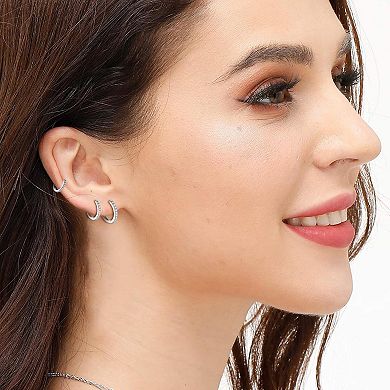 Small Hoop Earrings Set
