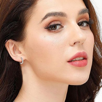 Small Hoop Earrings Set