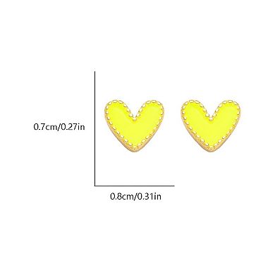 Heart Stud Earrings