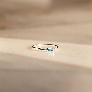 Birthstone Ring for Mother