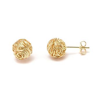 Elegant Knot Stud Earrings