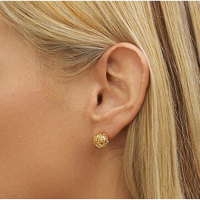 Elegant Knot Stud Earrings