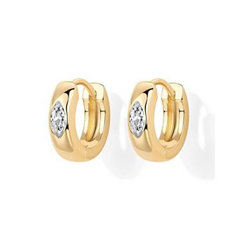 Snake Style Huggie Earrings