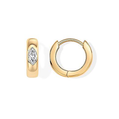 Snake Style Huggie Earrings