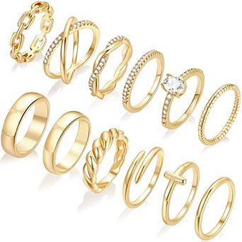 Dainty Stackable Ring Set