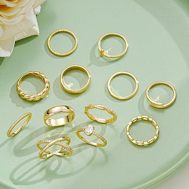 Dainty Stackable Ring Set
