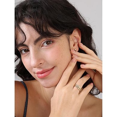 Dainty Gold Stacking Rings Set