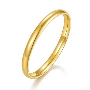 Waterproof Comfort Fit Wedding Band