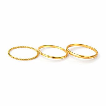 Dainty 14K Gold Plated Thumb Rings