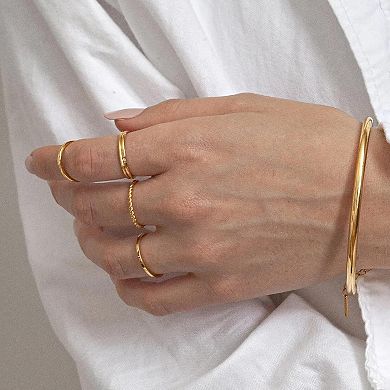 Dainty 14K Gold Plated Thumb Rings