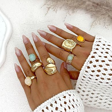 Vintage Rhinestone Statement Rings