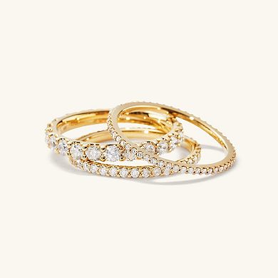 Twist Design Stackable Ring Set