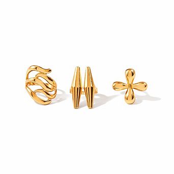 Vintage Gold Stackable Ring Set