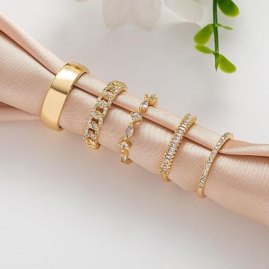 Chunky Stack Ring Pack