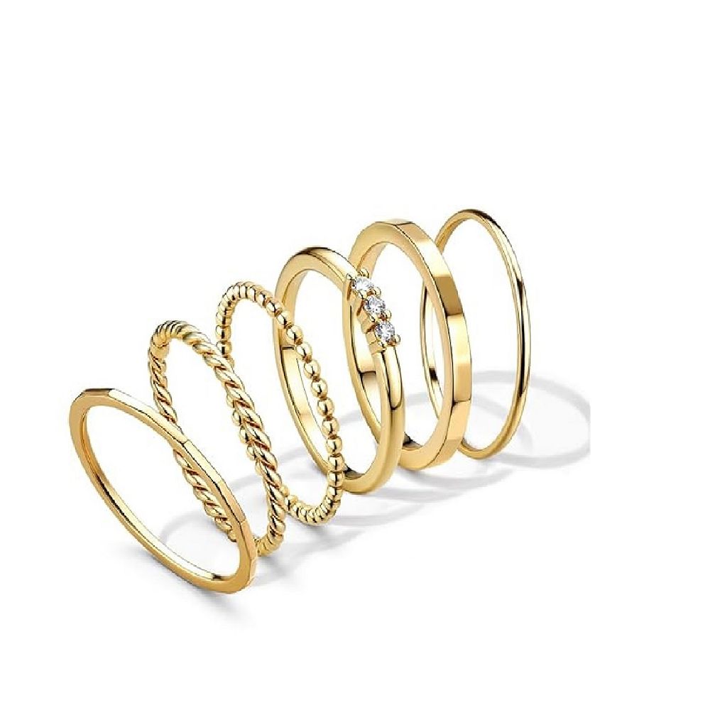 Minimalist Thumb Stacking Ring Set