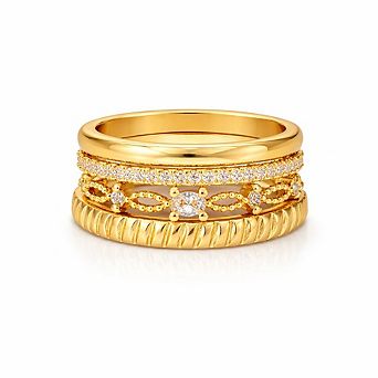 Women Stacking Ring Set
