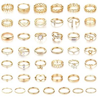 Cubic Zirconia Midi Rings for Women