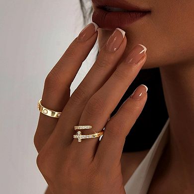 Dainty Stackable Wedding Band Rings