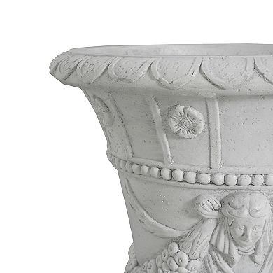 Trikiousd Antique Urn Planter Indoor Outdoor Decorative Flower Pot