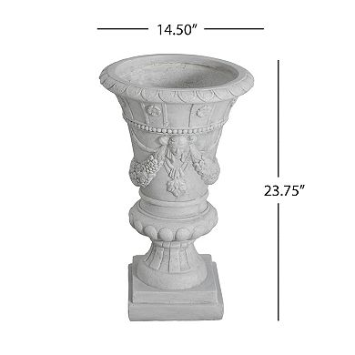 Trikiousd Antique Urn Planter Indoor Outdoor Decorative Flower Pot