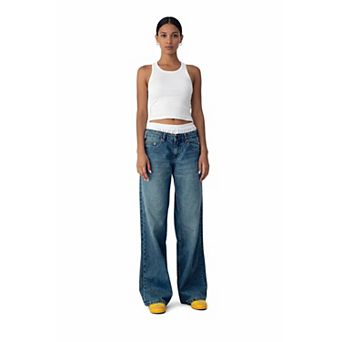 Women Casual Vintage Style Jeans
