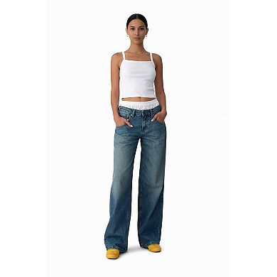 Women Casual Vintage Style Jeans