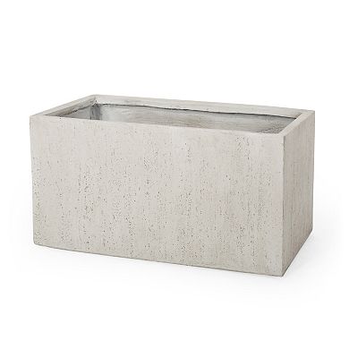 Trikiousd 31.25" Rectangular Planter Box Garden Pot Vegetable Plant